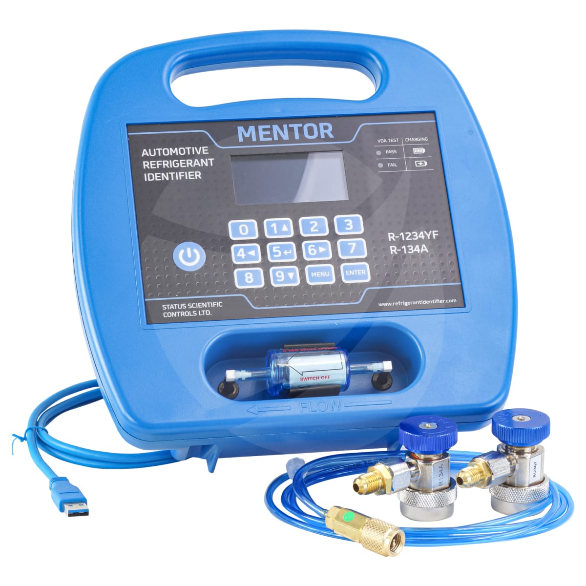 REFRIGERANT IDENTIFIER, MAVERICK, R134A, R1234YF & HC, MENTOR, WITH